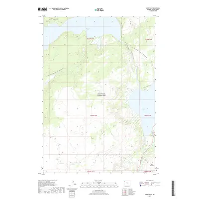 2017 Map of Lewis Falls, 2017 Print