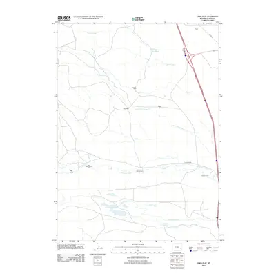 2012 Map of Lewis Flat, 2012 Print