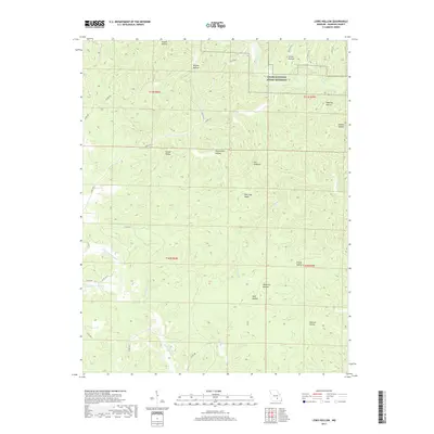 2017 Map of Lewis Hollow, 2017 Print
