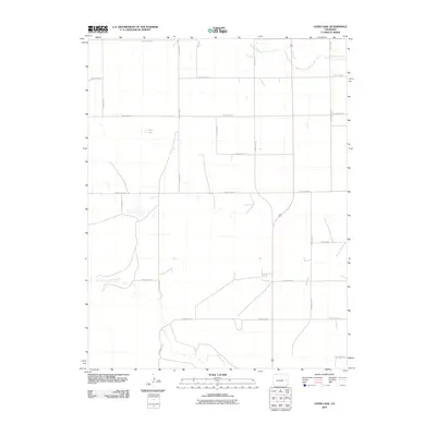 2010 Map of Lewis Lake, 2010 Print