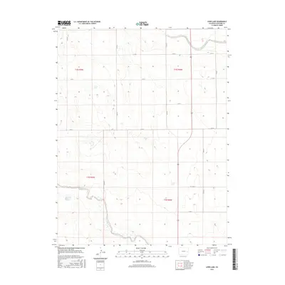 2016 Map of Lewis Lake, 2016 Print