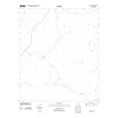 2010 Map of Lewis Peak, 2010 Print