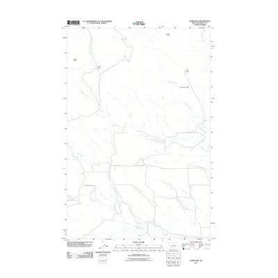 2011 Map of Lewis Peak, 2011 Print