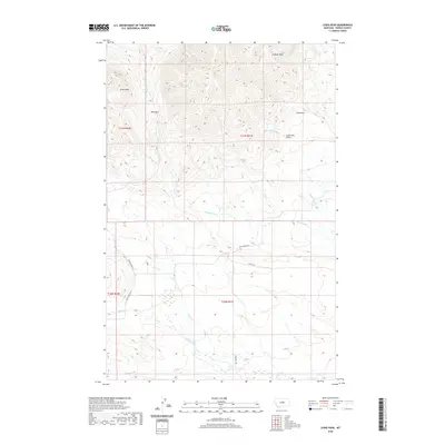 2020 Map of Lewis Peak, 2020 Print