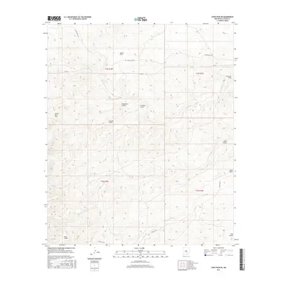 2017 Map of Lewis Peak NE, 2017 Print