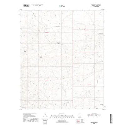 2020 Map of Lewis Peak NE, 2020 Print