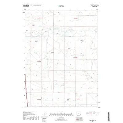 2017 Map of Lewis Ranch, 2017 Print