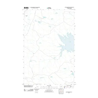 2011 Map of Lewis Reservoir, 2011 Print