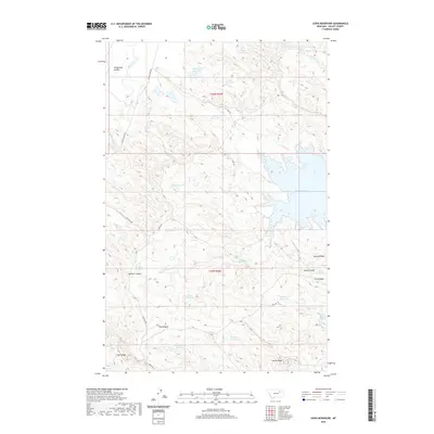 2020 Map of Lewis Reservoir, 2020 Print