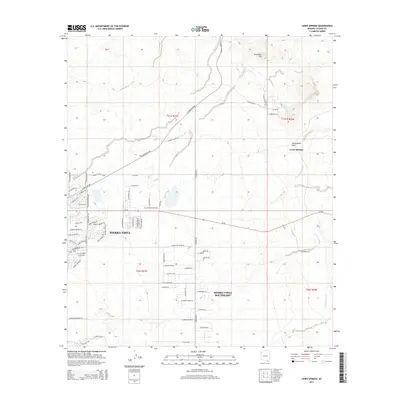 2014 Map of Lewis Springs, 2014 Print