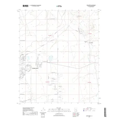 2018 Map of Lewis Springs, 2018 Print