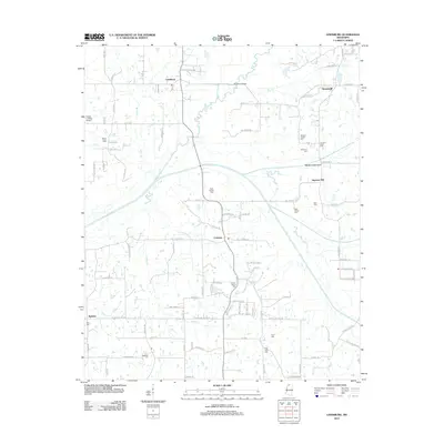 2012 Map of Lewisburg, 2012 Print