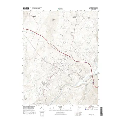 2016 Map of Lewisburg, 2016 Print