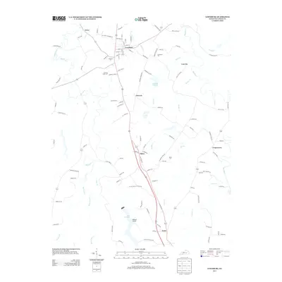 2013 Map of Lewisburg, 2013 Print