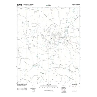 2010 Map of Lewisburg, 2010 Print