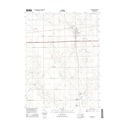 2016 Map of Lewisburg, 2016 Print