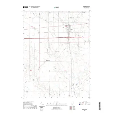 2019 Map of Lewisburg, 2019 Print