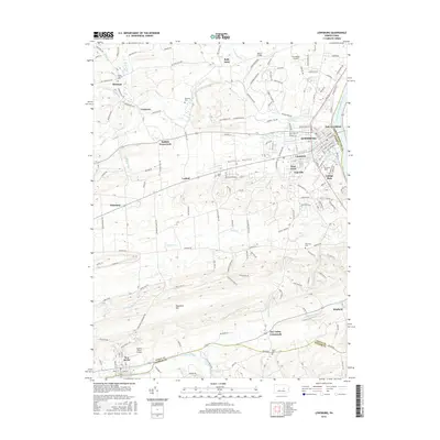2016 Map of Lewisburg, 2016 Print