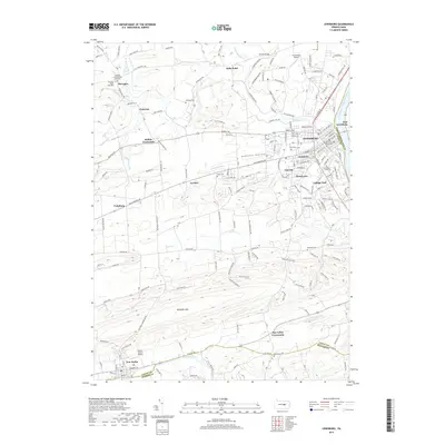 2019 Map of Lewisburg, 2019 Print