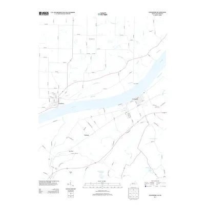 2013 Map of Lewisport, 2013 Print