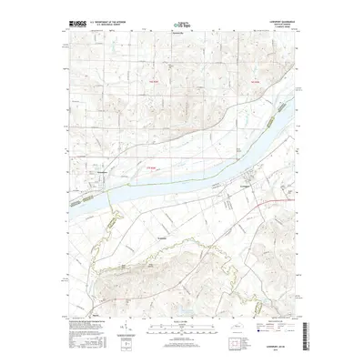 2016 Map of Lewisport, 2016 Print