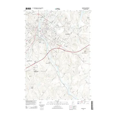 2014 Map of Lewiston, 2014 Print