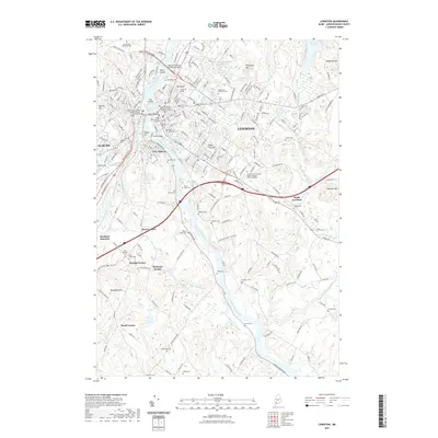 2021 Map of Lewiston, 2021 Print
