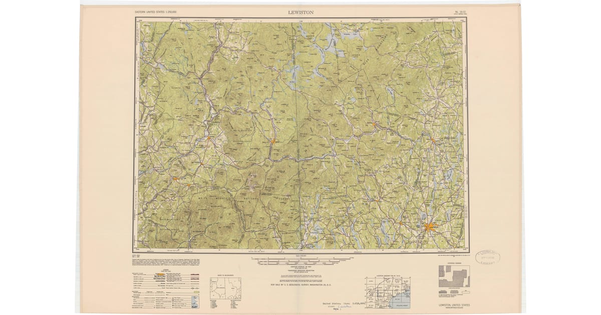 1950s Maps of Strong ME Pastmaps - Lewiston Androscoggin County Me Usgs Topo 1950 Og 1200x630 
