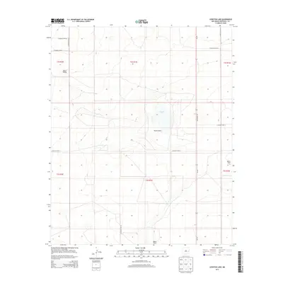2013 Map of Lewiston Lake, 2013 Print