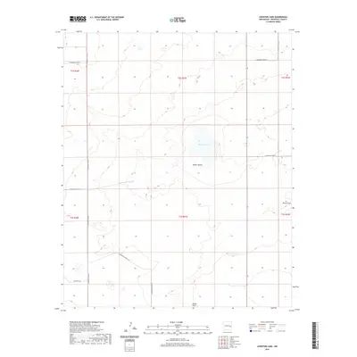 2020 Map of Lewiston Lake, 2020 Print