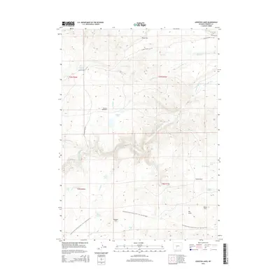 2015 Map of Lewiston Lakes, 2015 Print
