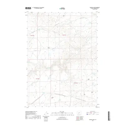 2017 Map of Lewiston Lakes, 2017 Print