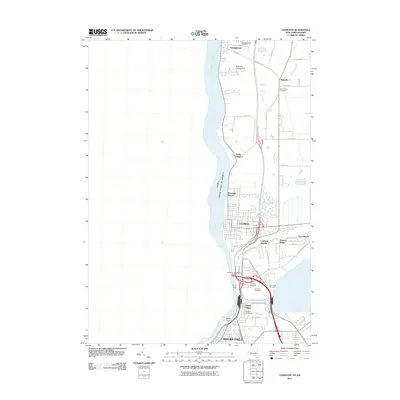 2011 Map of Lewiston, 2011 Print