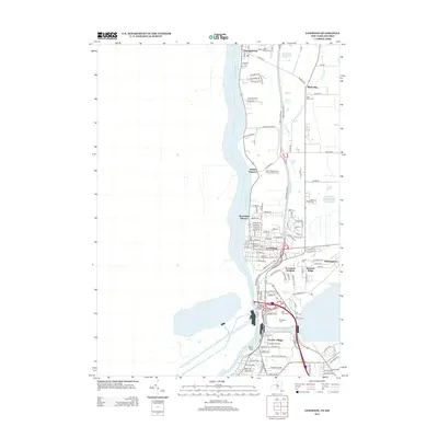 2013 Map of Lewiston, 2013 Print