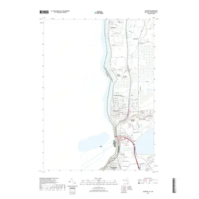 2019 Map of Lewiston, 2019 Print