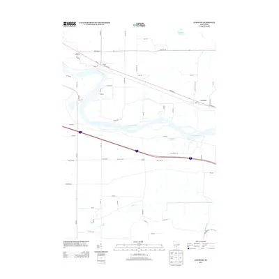 2013 Map of Lewiston, 2013 Print