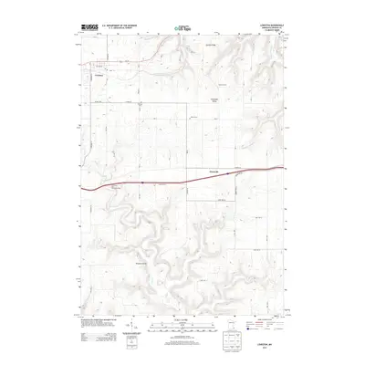 2013 Map of Lewiston, 2013 Print