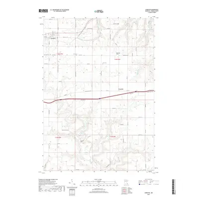 2019 Map of Lewiston, 2019 Print