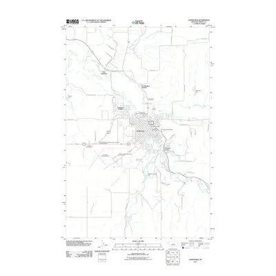 2011 Map of Lewistown, 2011 Print