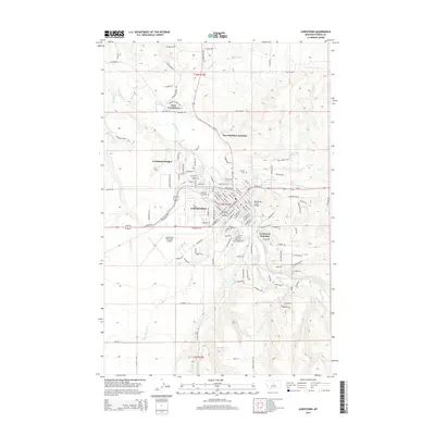 2014 Map of Lewistown, 2014 Print