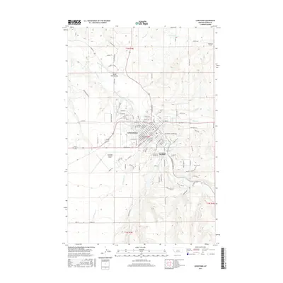 2017 Map of Lewistown, 2017 Print