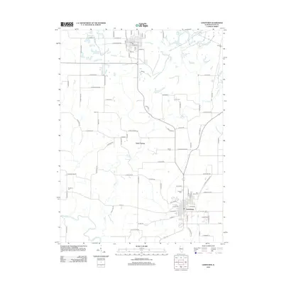 2012 Map of Lewistown, 2012 Print