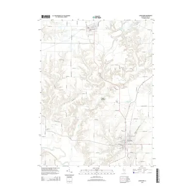 2015 Map of Lewistown, 2015 Print