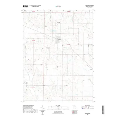 2017 Map of Lewistown, 2017 Print
