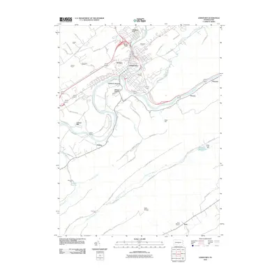 2010 Map of Lewistown, 2010 Print
