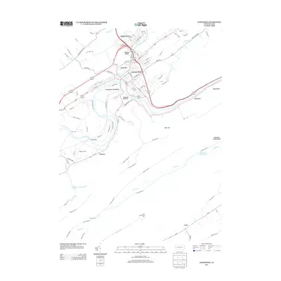 2013 Map of Lewistown, 2013 Print