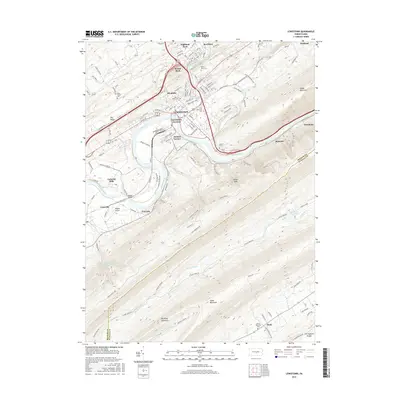 2016 Map of Lewistown, 2016 Print