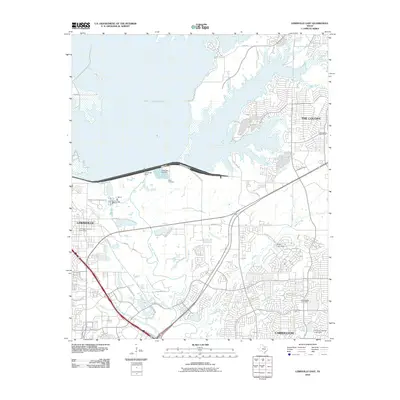 2010 Map of Lewisville East, 2010 Print