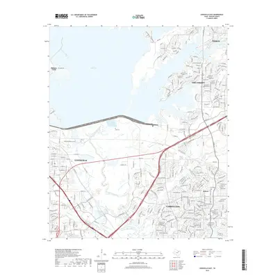2019 Map of Lewisville East, 2019 Print