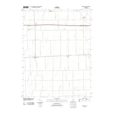 2010 Map of Lewisville, 2010 Print